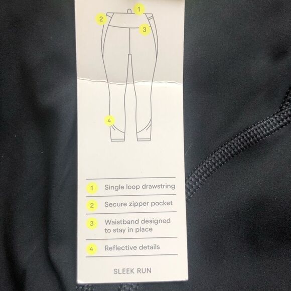 ALL IN MOTION LEGGINGS, Cropped, Black NWT Size S - Picture 8 of 10